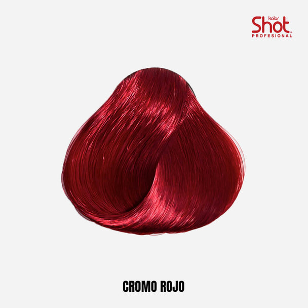 tinte para cabello en crema formula 1+1/2 KOLOR SHOT profesional con colageno proteína de trigo vitamina c y filtro uv 90 gr