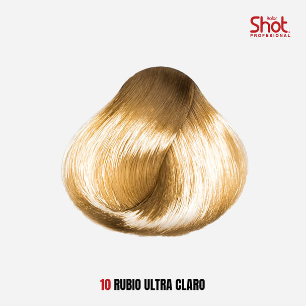 tinte en crema permanente para cabello KOLOR SHOT profesional sin amoniaco 90 gr