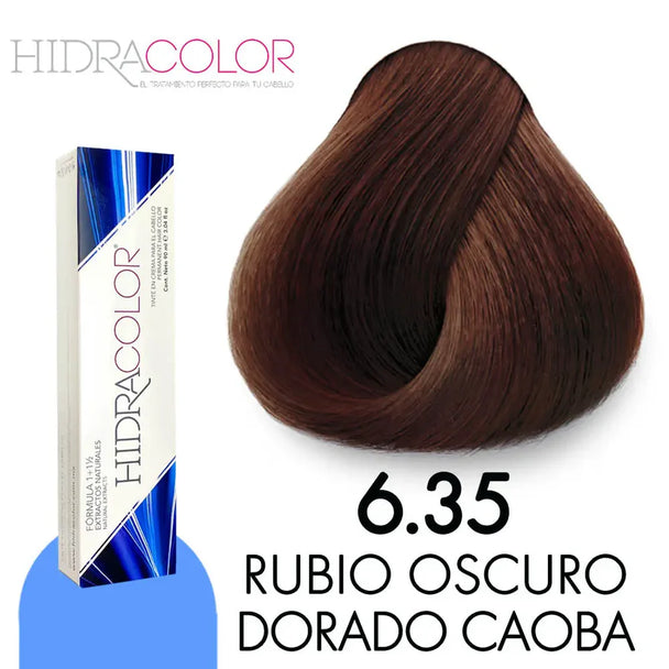 TINTE EN CREMA PARA EL CABELLO HIDRACOLOR FORMULA 1+1/2 CON PROTEINAS Y EXTRACTOS NATURALES GAMA DE COLORES 90 ML