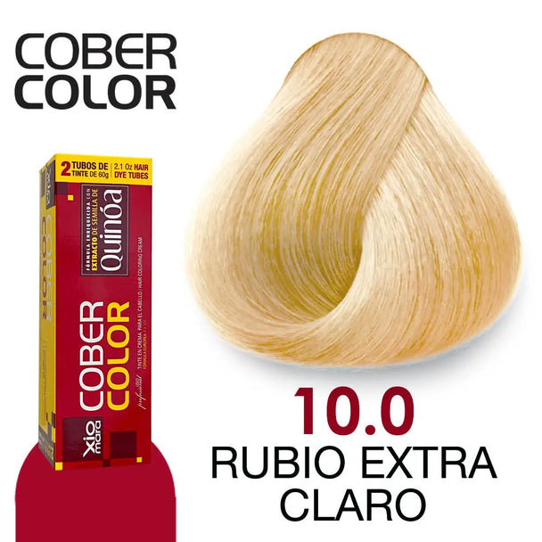 cober color XIOMARA gama colores con extracto de quinoa 2 tubos de tinte de 60gr