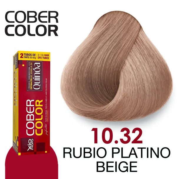 cober color XIOMARA gama colores con extracto de quinoa 2 tubos de tinte de 60gr