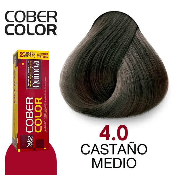 cober color XIOMARA gama colores con extracto de quinoa 2 tubos de tinte de 60gr