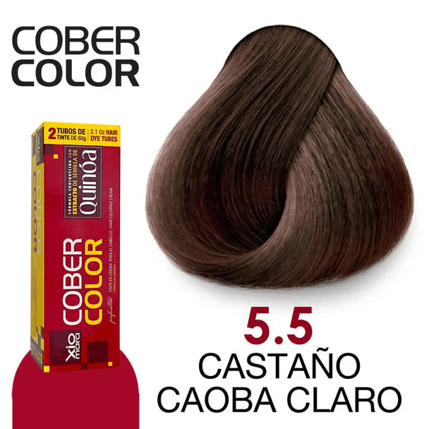 cober color XIOMARA gama colores con extracto de quinoa 2 tubos de tinte de 60gr