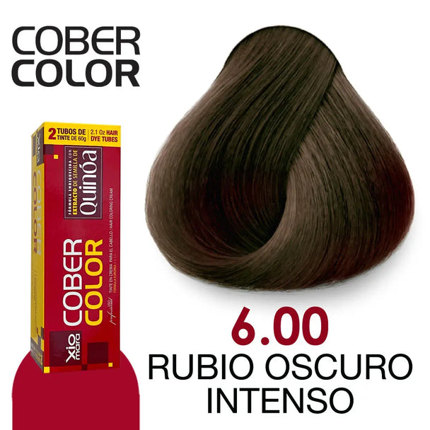 cober color XIOMARA gama colores con extracto de quinoa 2 tubos de tinte de 60gr