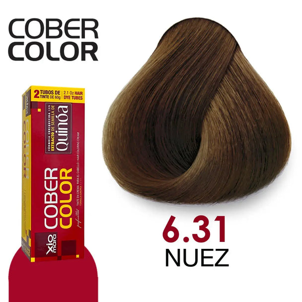 cober color XIOMARA gama colores con extracto de quinoa 2 tubos de tinte de 60gr