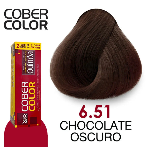 cober color XIOMARA gama colores con extracto de quinoa 2 tubos de tinte de 60gr