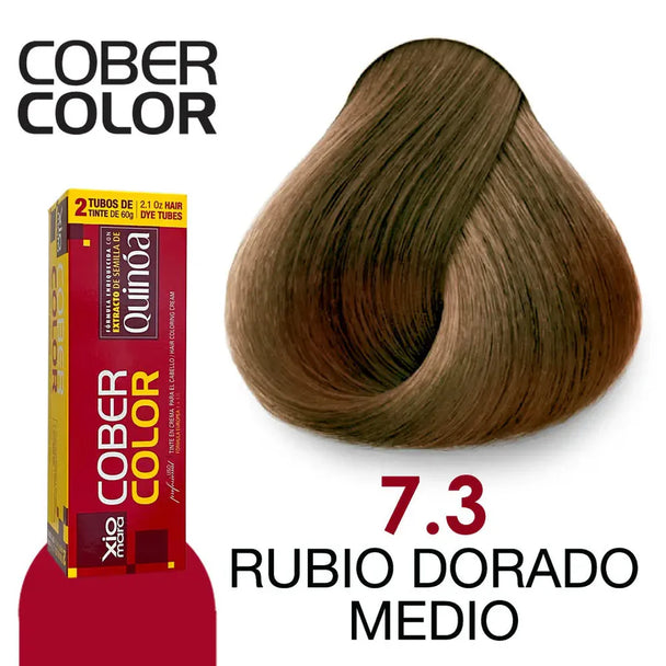 cober color XIOMARA gama colores con extracto de quinoa 2 tubos de tinte de 60gr