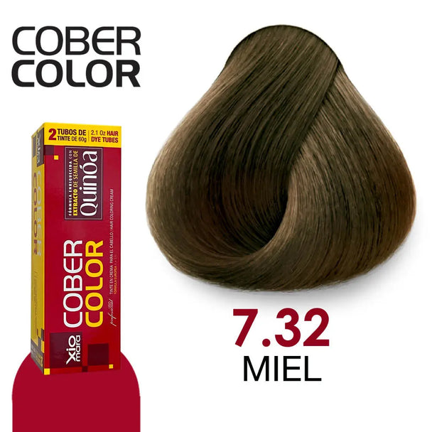cober color XIOMARA gama colores con extracto de quinoa 2 tubos de tinte de 60gr