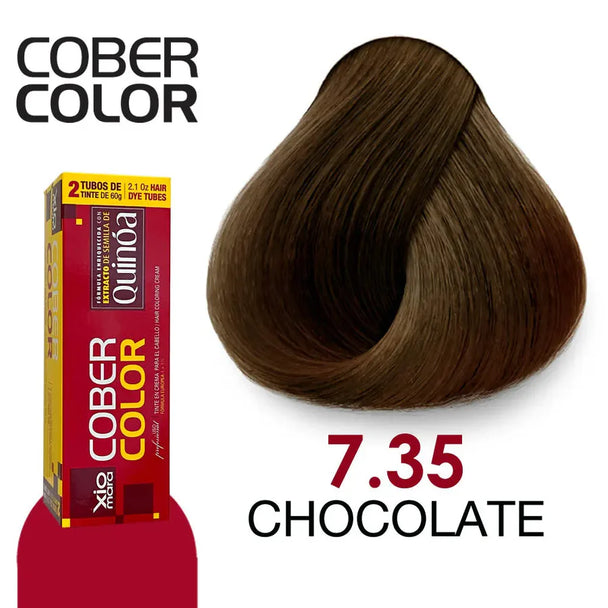 cober color XIOMARA gama colores con extracto de quinoa 2 tubos de tinte de 60gr