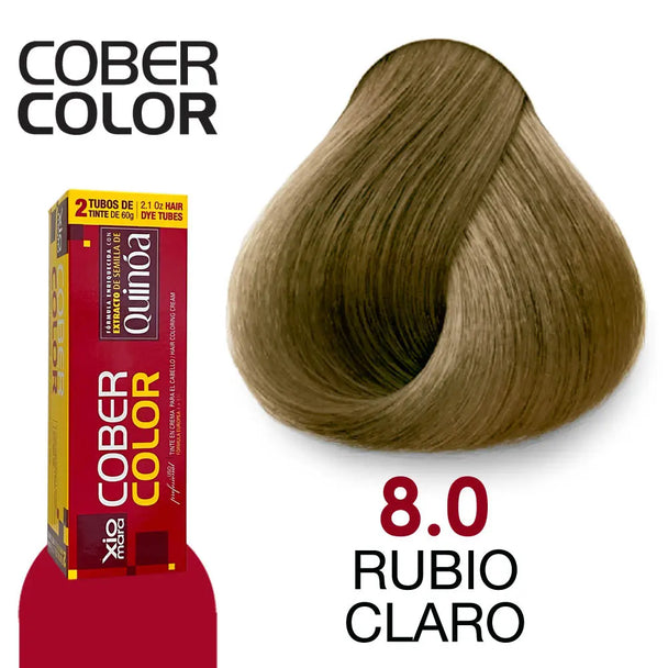 cober color XIOMARA gama colores con extracto de quinoa 2 tubos de tinte de 60gr