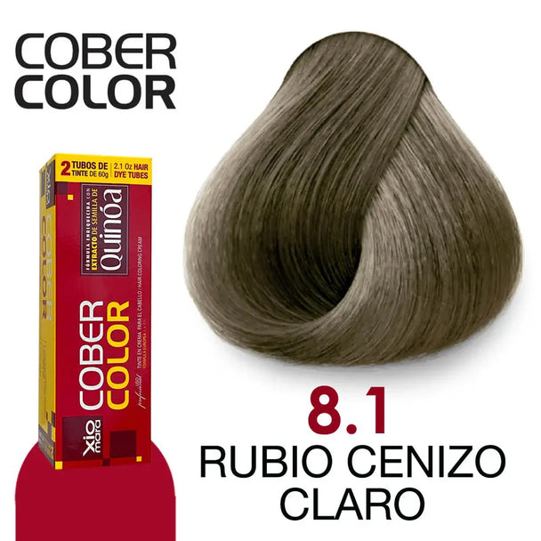 cober color XIOMARA gama colores con extracto de quinoa 2 tubos de tinte de 60gr