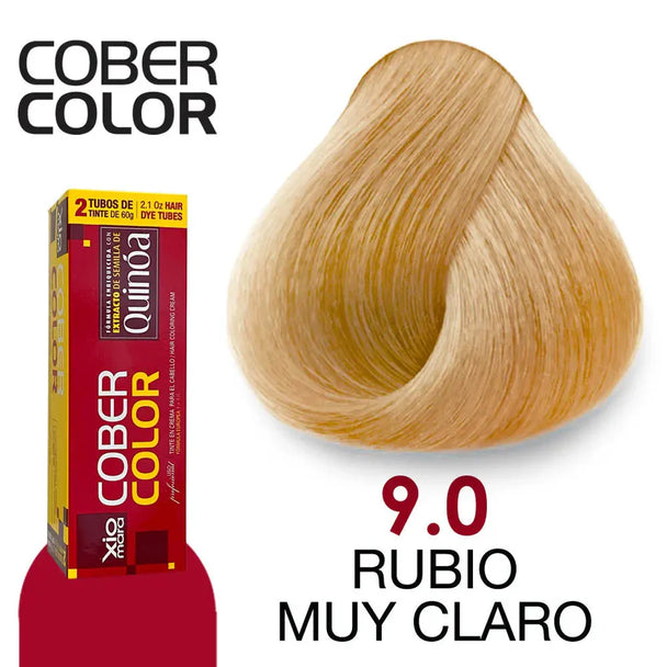 cober color XIOMARA gama colores con extracto de quinoa 2 tubos de tinte de 60gr