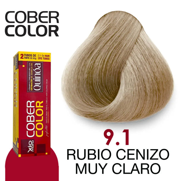 cober color XIOMARA gama colores con extracto de quinoa 2 tubos de tinte de 60gr