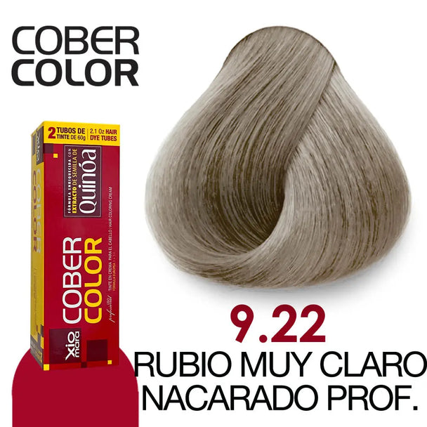 cober color XIOMARA gama colores con extracto de quinoa 2 tubos de tinte de 60gr