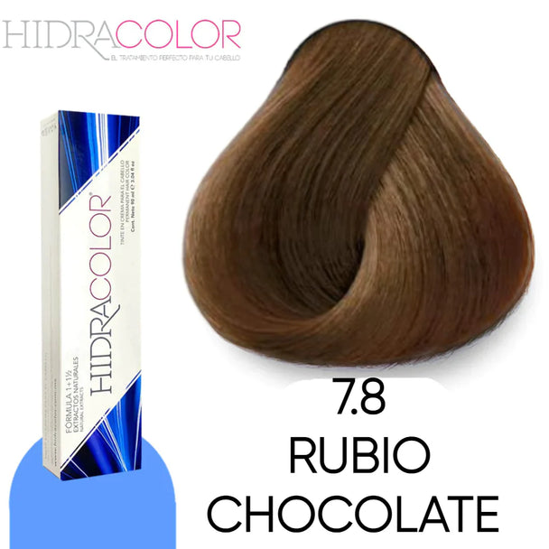 TINTE EN CREMA PARA EL CABELLO HIDRACOLOR FORMULA 1+1/2 CON PROTEINAS Y EXTRACTOS NATURALES GAMA DE COLORES 90 ML