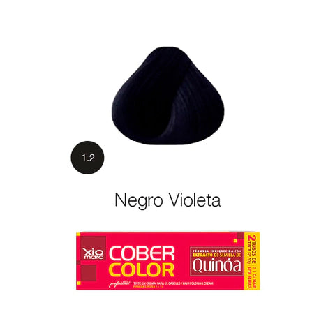 cober color XIOMARA gama colores con extracto de quinoa 2 tubos de tinte de 60gr