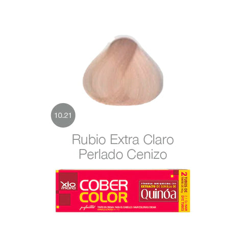 cober color XIOMARA gama colores con extracto de quinoa 2 tubos de tinte de 60gr