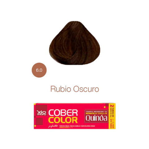 cober color XIOMARA gama colores con extracto de quinoa 2 tubos de tinte de 60gr