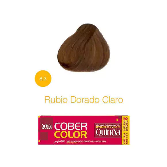 cober color XIOMARA gama colores con extracto de quinoa 2 tubos de tinte de 60gr